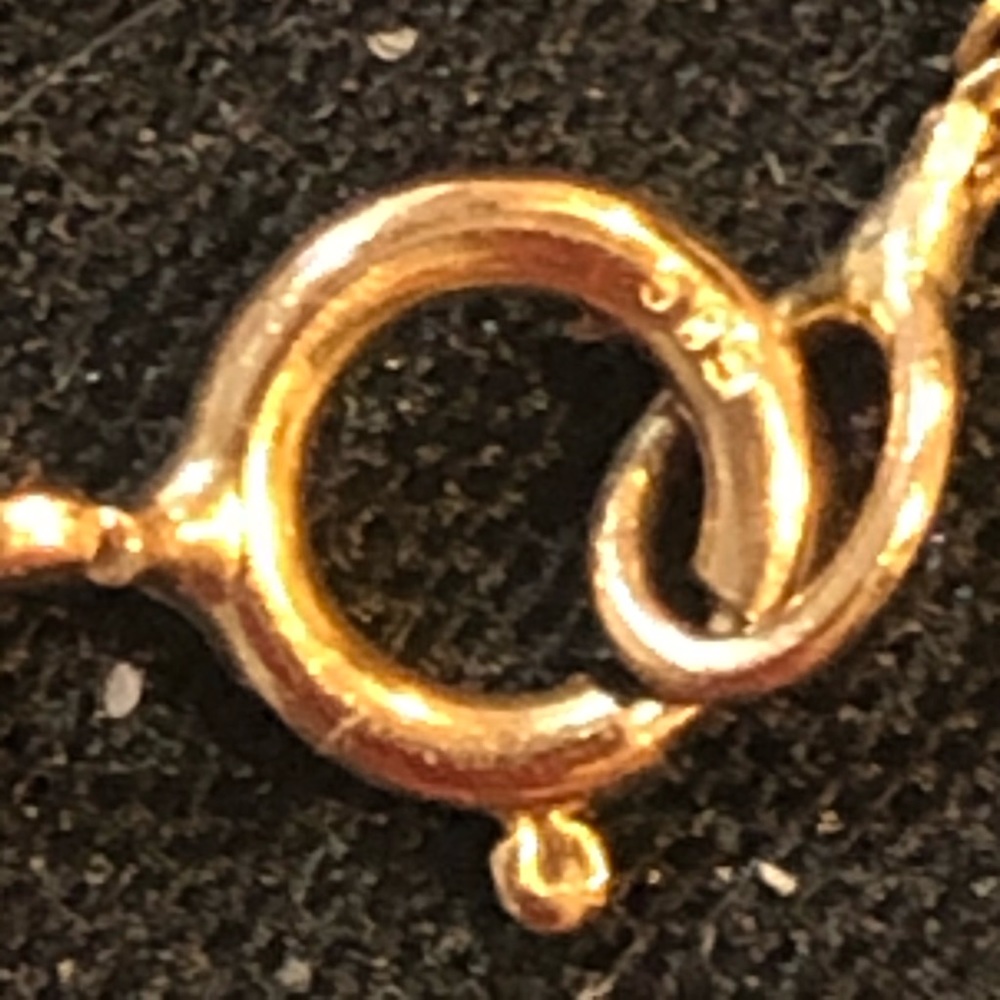 14K Heart diamonds necklace - Picture 9 of 10